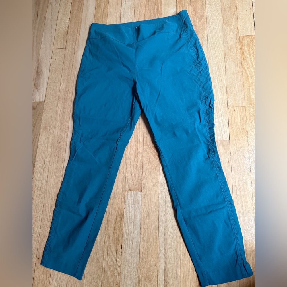 NY and Company Teal Pull-on Stretch Pants